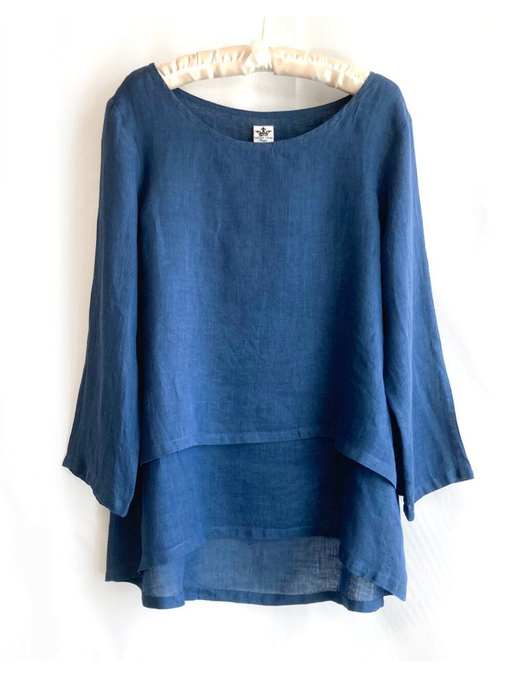 Crown Linen Designs AUDREY Tiered Top
